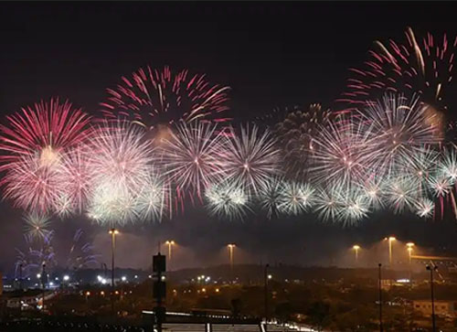 霸州市焰火晚会